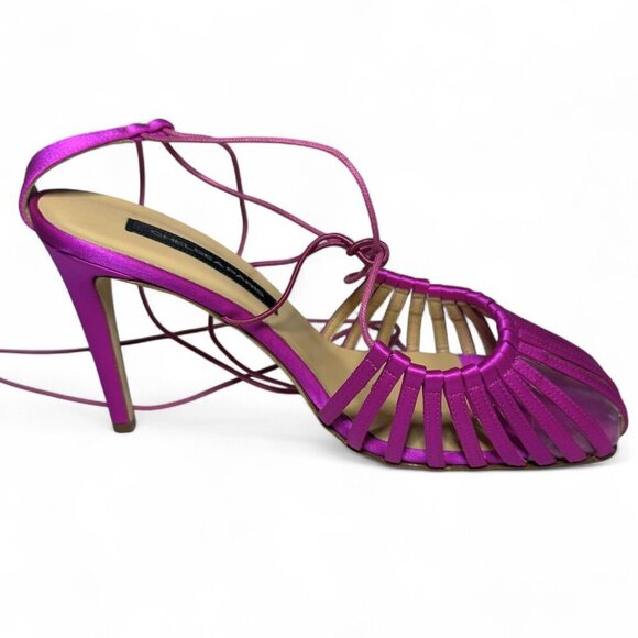 Chelsea Paris Finn High Heel Pump Women's Sz 38 Orchard Pink - Picture 1 of 16